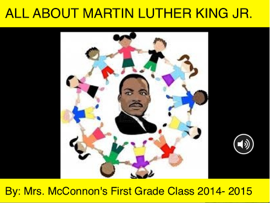 All About Martin Luther King Jr