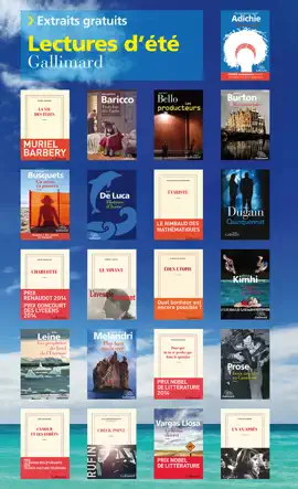 Read: Extraits - Lectures d'été Gallimard 2015 Book