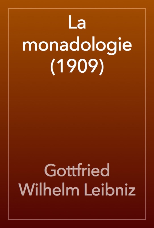 La monadologie (1909)