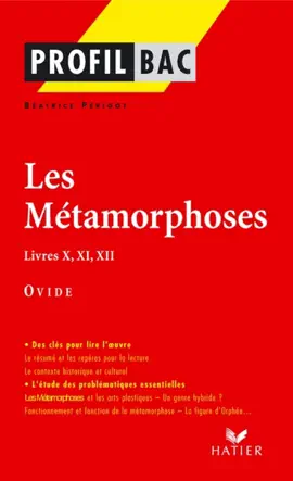 Read: Profil - Book Ovide : Les Métamorphoses, Livres X, XI, XII