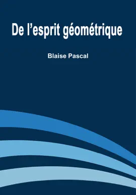 Read: De l'Esprit Géométrique Book