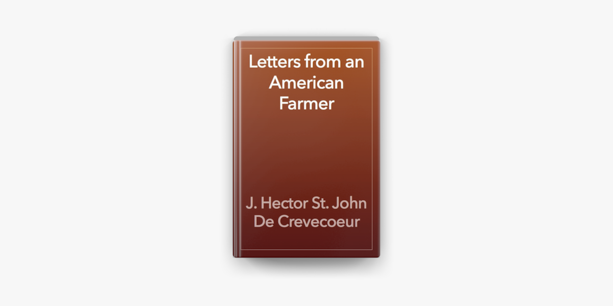 Letters from an American Farmer on Apple Books