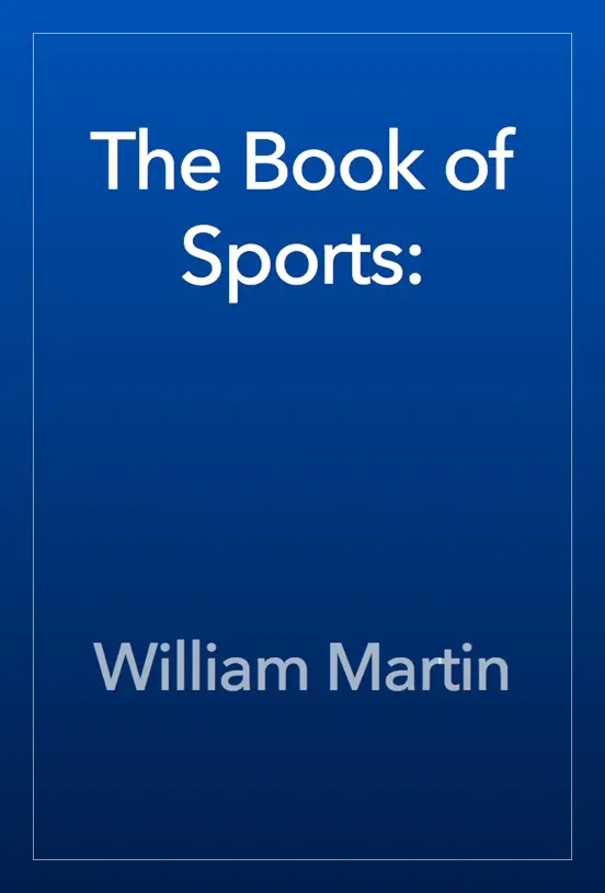 The Book of Sports: