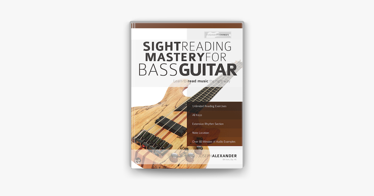 ‎Sight Reading Mastery for Bass Guitar by Joseph Alexander on Apple Books