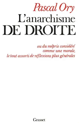 Read: L'anarchisme Book de droite