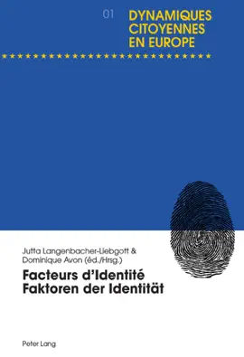 Read: Facteurs d’Identité Book / Faktoren der Identität