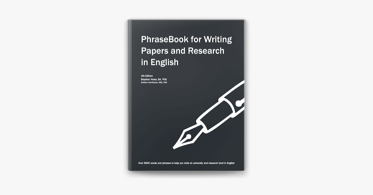 phrasebook for writing papers and research in english pdf