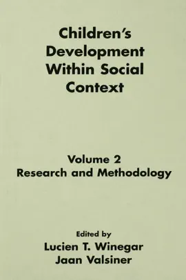 Read: Children's Development Book Within Social Context