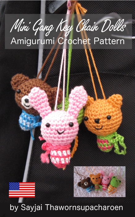 Mini Gang Key Chain Dolls - Amigurumi Crochet Pattern