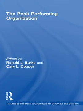Read: The Book Peak Performing Organization