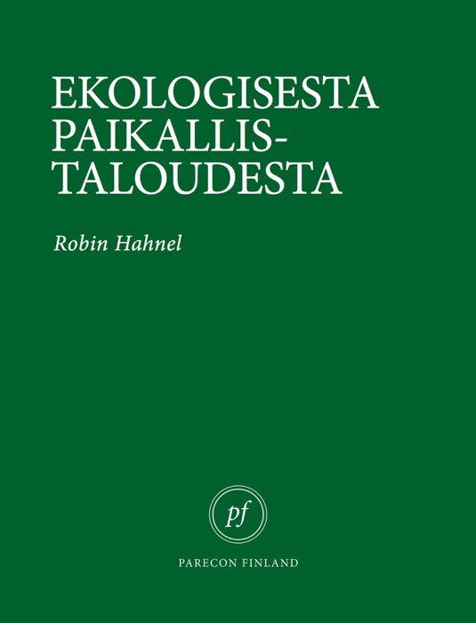 Ekologisesta paikallistaloudesta