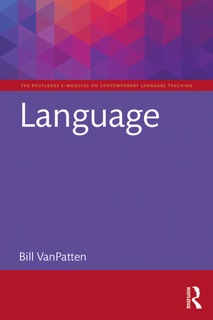 Language by BIll VanPatten