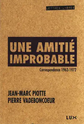 Une amitié improbable