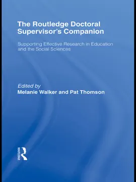 Read: The Book Routledge Doctoral Supervisor's Companion
