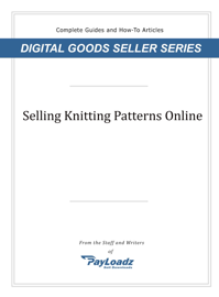 Selling Knitting Patterns Online