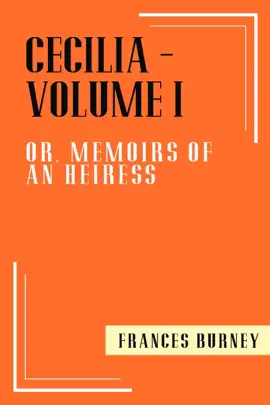 Read: Cecilia - Volume I Book