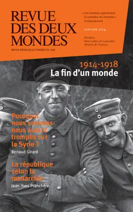 Read: Revue des Deux Mondes Book janvier 2014