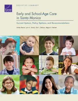 Read: Early and School-Age Care in Santa Monica: Current System, Policy Options, and Book Recommendations