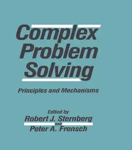 Read: Book Complex Problem Solving