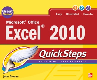 Microsoft Office Excel 2010 QuickSteps by John Cronan