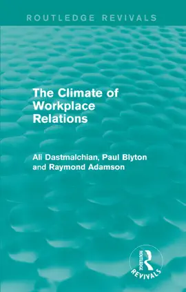 Read: The Climate of Book Workplace Relations (Routledge Revivals)