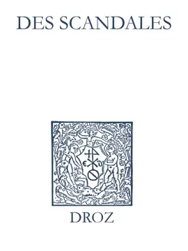 Read: Recueil des opuscules 1566. Des scandales Book (1550)