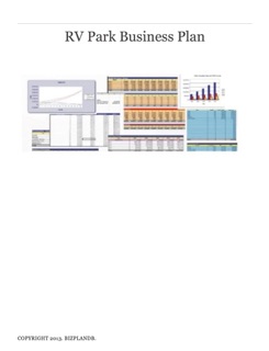 RV Park Business Plan by BizPlanDB