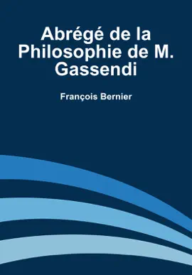 Read: Abrégé de la Book Philosophie de M. Gassendi