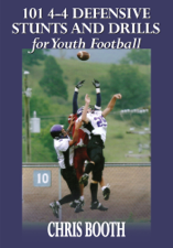 101 4-4 Defensive Stunts and Drills for Youth Football - Chris Booth Cover Art