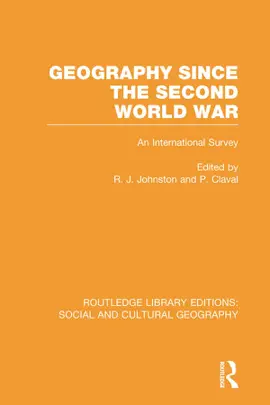 Geography Since the Second World War