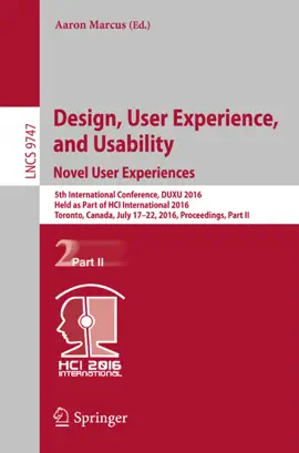 Read: Design, User Experience, and Usability: Book Novel User Experiences