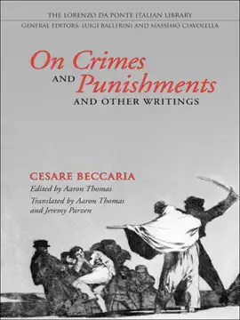 Read: On Crimes and Punishments and Book Other Writings