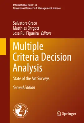 Read: Multiple Criteria Decision Analysis Book