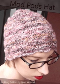 Mod Pods Hat Knitting Pattern - Jenn Wisbeck