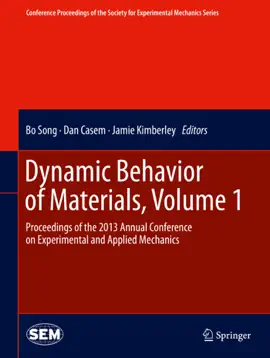 Read: Dynamic Book Behavior of Materials, Volume 1
