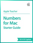 Numbers for Mac Starter Guide OS X El Capitan