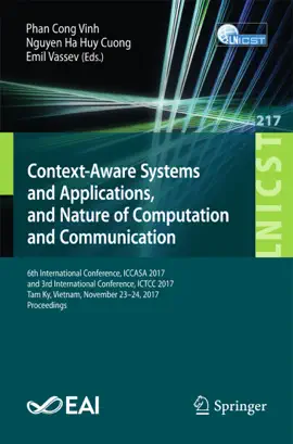 Read: Book Context-Aware Systems and Applications, and Nature of Computation and Communication