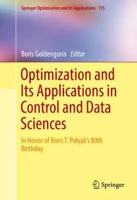 Read: Optimization Book and Its Applications in Control and Data Sciences