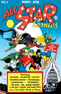 All-Star Comics (1940-) #4 by Gardner Fox, Evelyn Gaines, S. Mayer, Everett Hibbard, Martin Nodell & Bernard Baily