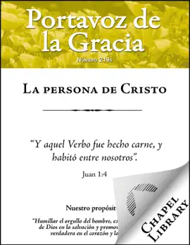 Read: Portavoz de la Gracia - Book Número 219s - La persona de Cristo
