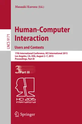 Read: Human-Computer Book Interaction: Users and Contexts