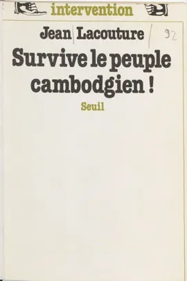 Read: Survive le peuple cambodgien Book !