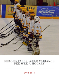 Fergus Falls--Zero Variance Pee Wee A Hockey