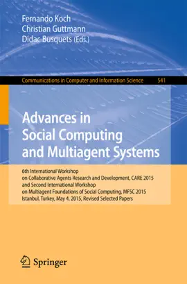 Read: Advances in Book Social Computing and Multiagent Systems