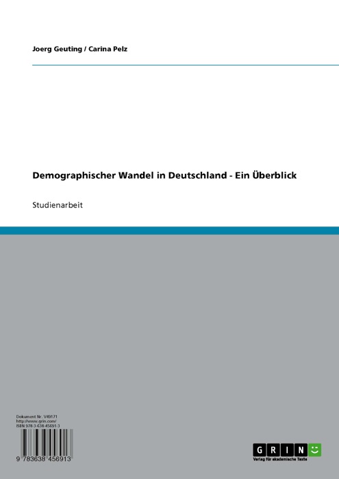 Demographischer Wandel in Deutschland. Ein Überblick
