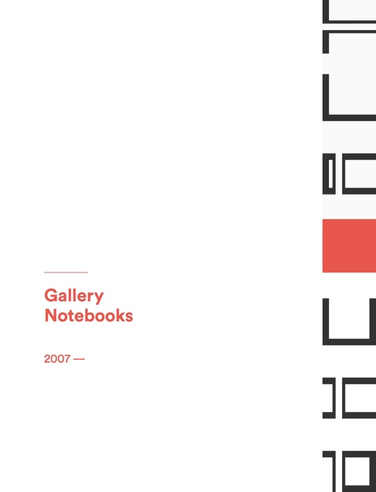 Gallery Notebooks 1-7