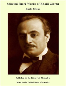 Selected Short Works of Khalil Gibran