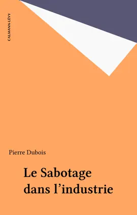 Read: Le Book Sabotage dans l'industrie