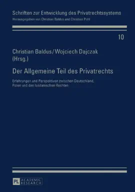 Read: Der Allgemeine Teil Book des Privatrechts