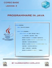 Programmare in Java - Lezione 3